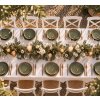 pack vaisselle emeraude mariage