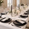 pack vaisselle noir absolu diner